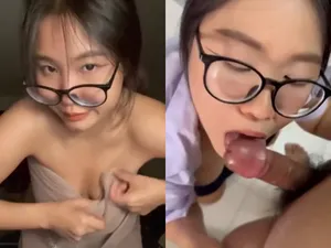 Học sinh nữ liếm cặc đá trứng cút điêu luyện
